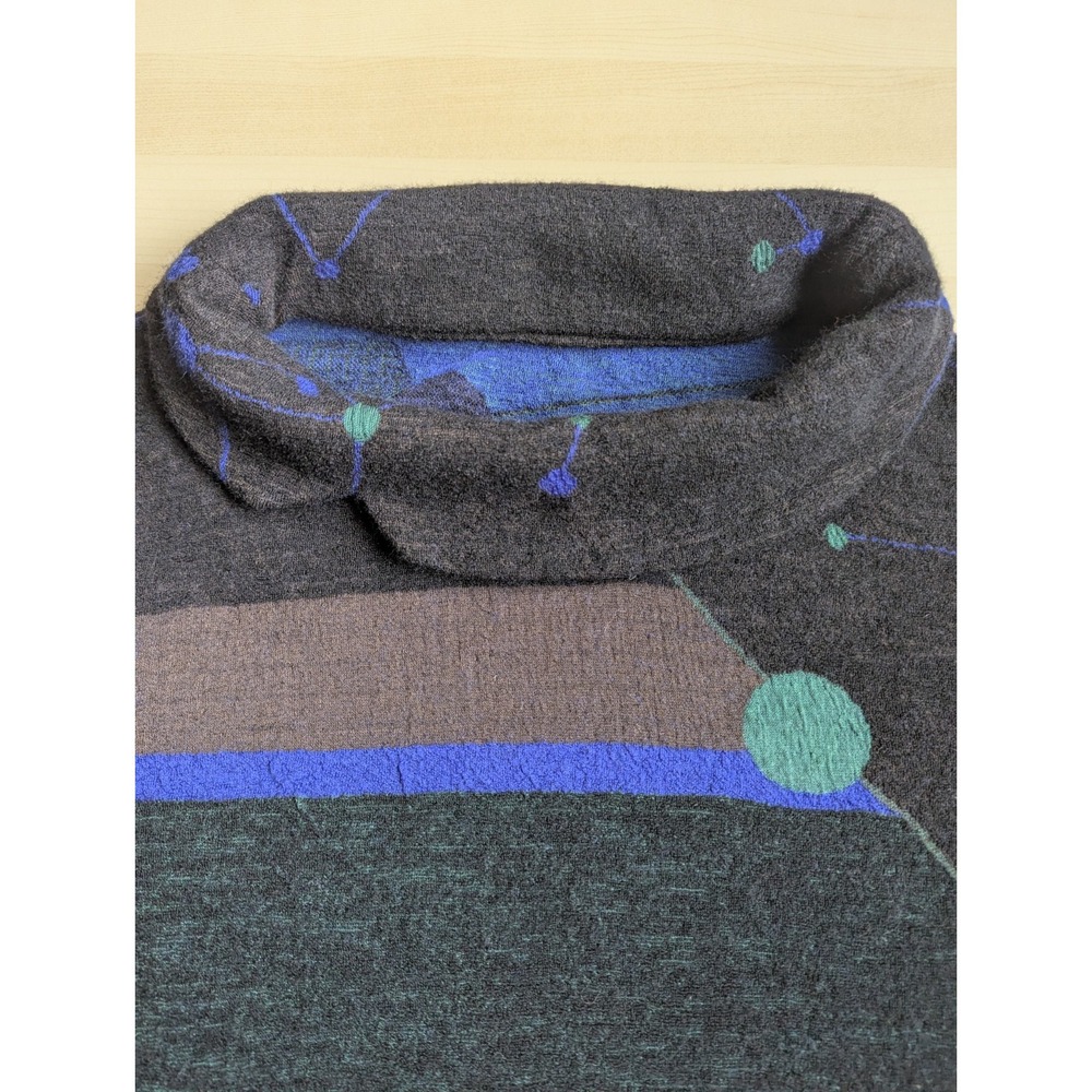 Sensounico Matsuo‎ Int. Made in Japan Wool Cowl Neck Art to wear Lagenlook - Picture 3 of 16